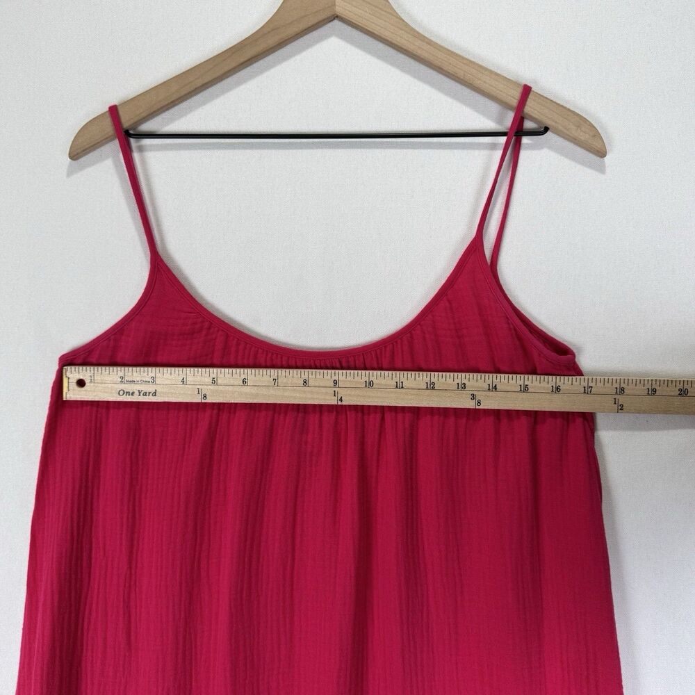 Express Dress Womens Small Pink Gauzy 100% Cotton Beachy Boho‎ Coastal Resort - Picture 13 of 14